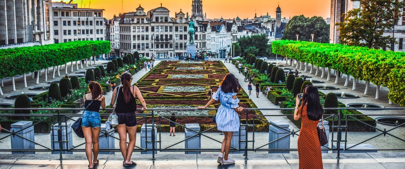 Brussels tourists