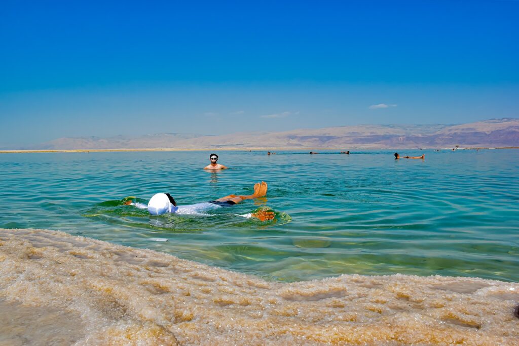 Swimming Dead Sea Israel